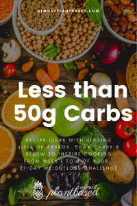 Calories for Weight-Loss: Less than 50gr carbs